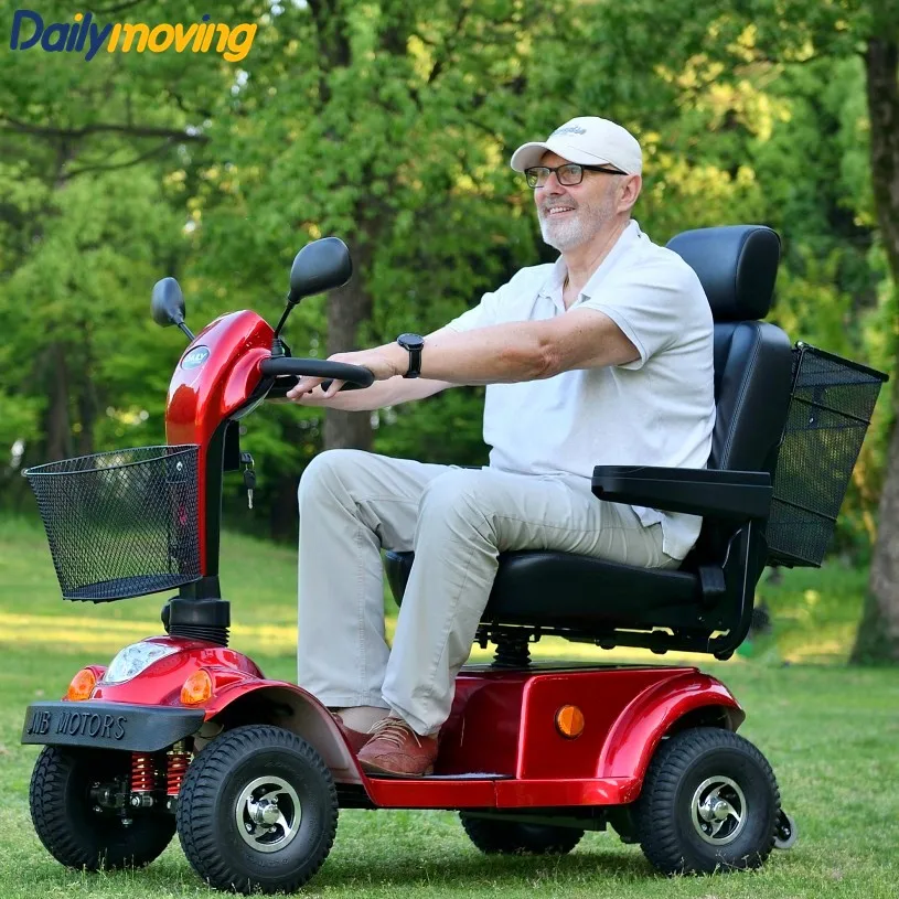 4wheels Free Travel Elderly Mobility Scooter Folding Mobility Scooter 4