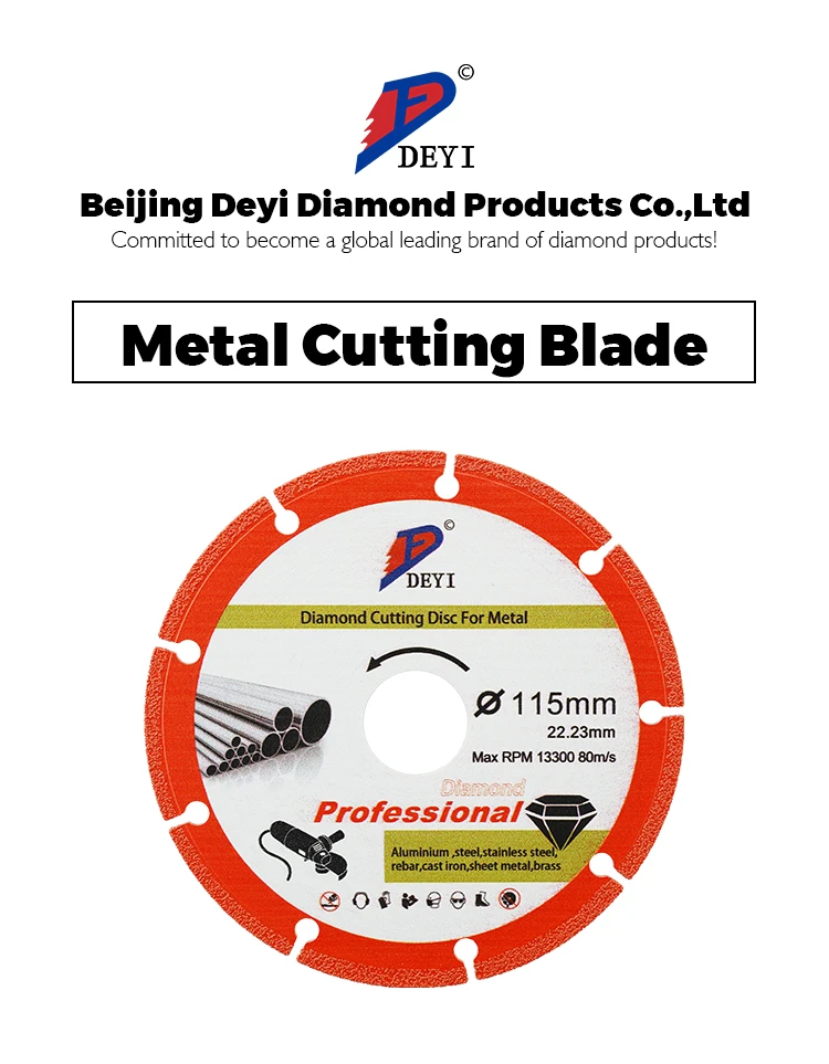 product high quality diamond disc cut off wheel for metal cutting hot press type saw blade compatible angle grinder oem customizable-14