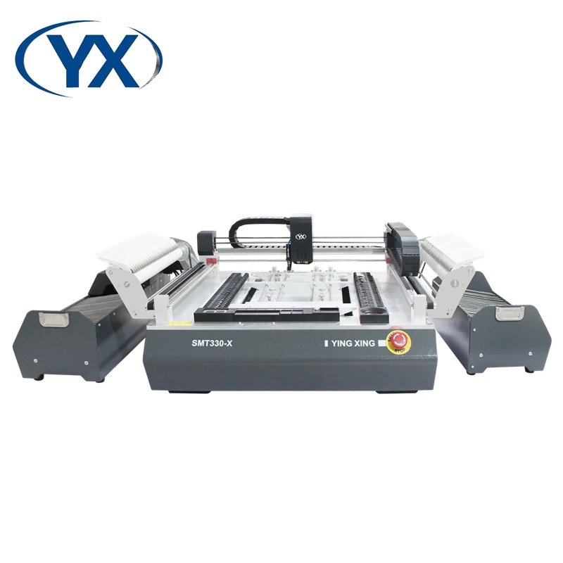 SMT330-X SMT Automatic Led Light SMD Equipment PCB Board Making Chip Mounter Manual Small Desktop Pick and Place Robot Machine