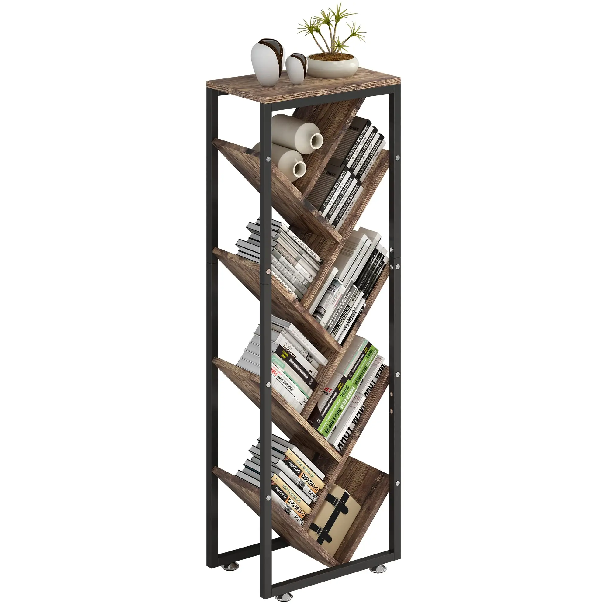 Деревянная книжная полка, книжный шкаф, стеллаж для хранения, мини книжные шкафы, узкий Настольный органайзер, полки для спальни, офиса