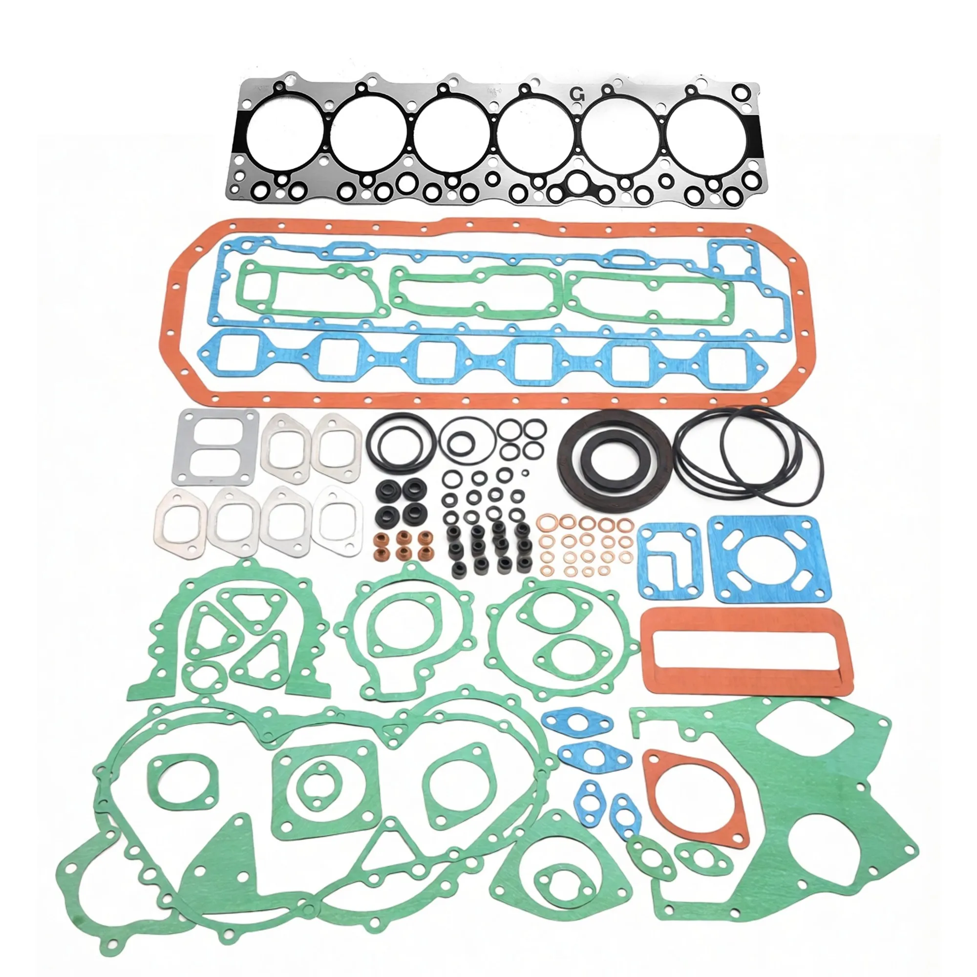 6BG1 6BG1T Full Overhaul Gasket Kit 1-87811203-0 1-87810609-0 for Isuzu Hitachi EX200-5 ZX200 Excavator TCM Forklift Spare Parts - Gupta Tractor Spares Co.