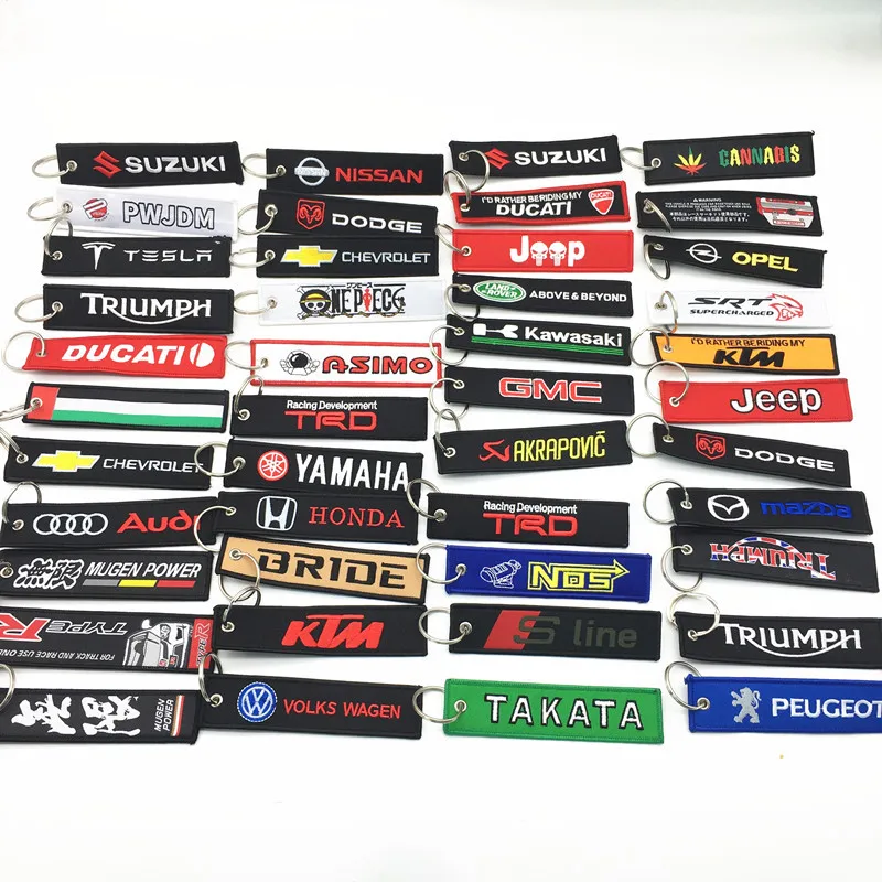 Personalized Flight Embroidered Keychain,Wholesale Pilot Custom