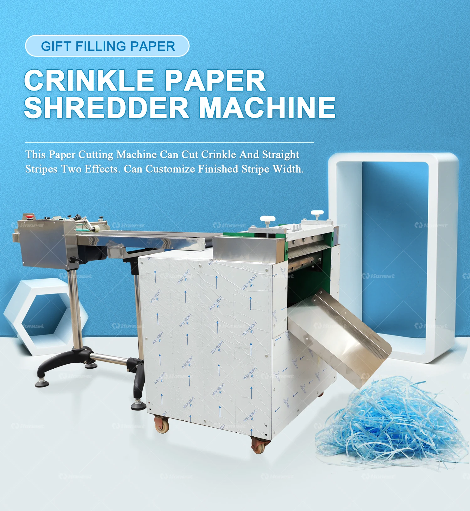 Crinkle Straight Paper Strips Cutting Shredder Machine Buy Popular In