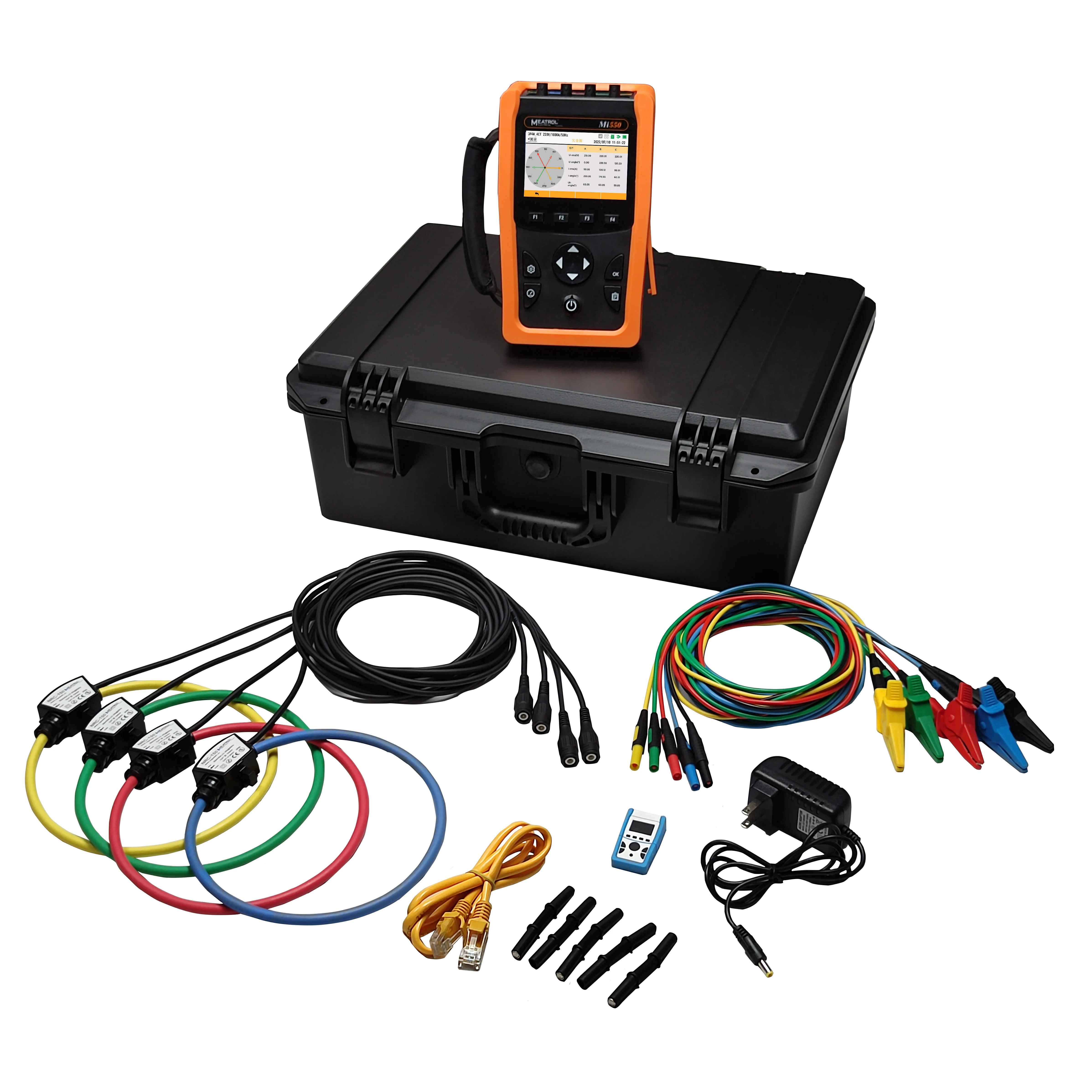 Mi550 Handheld Power Quality Analyzer Waveform Graphs Digital Multi Function Energy Meter Power Analyzer