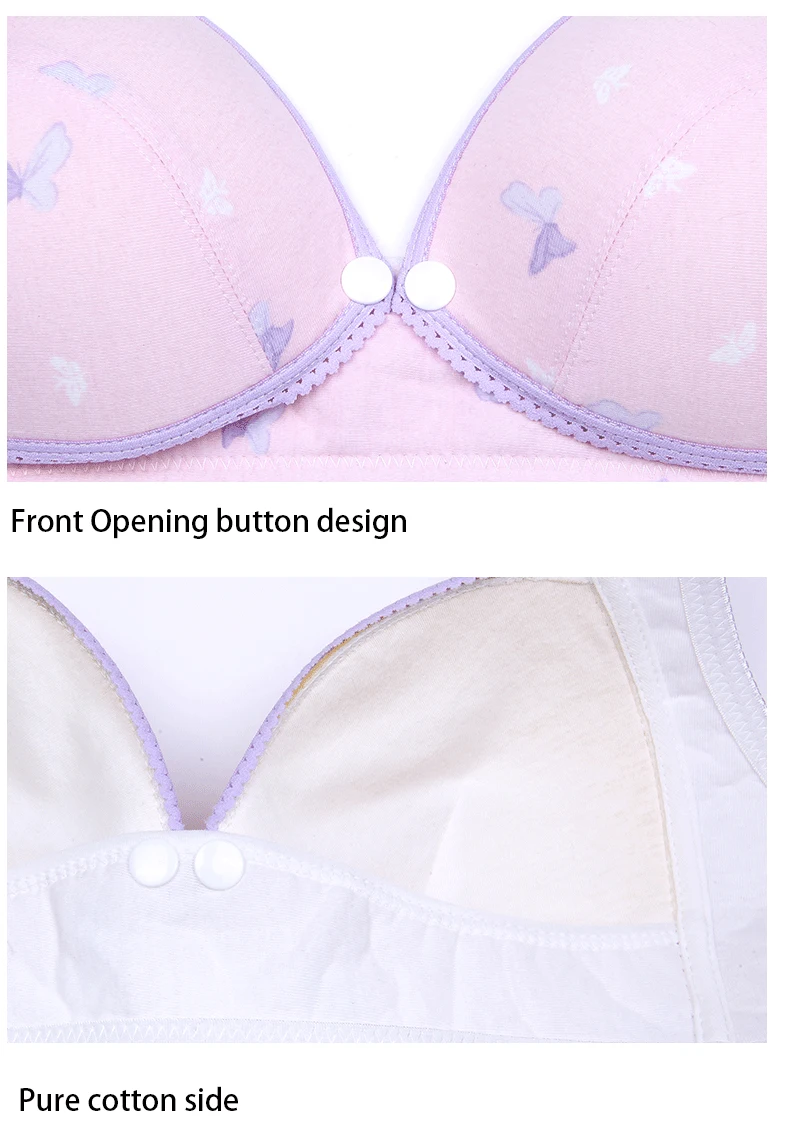 805 Cheap Hot Selling Cotton Bra No Rims Bra For Breastfeeding