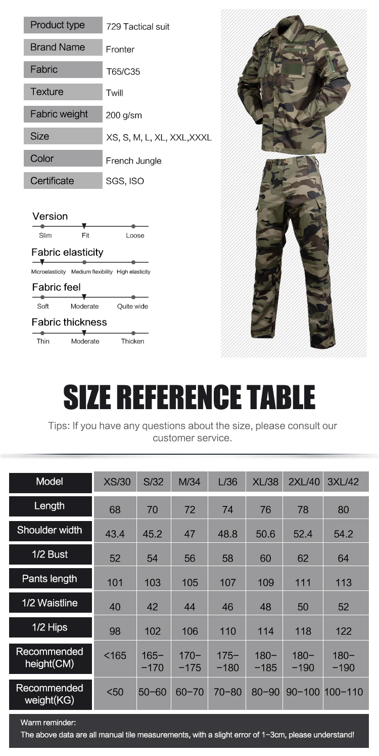 Custom Uk Uniform Standard French Jungle Camouflage Uniform - Buy Uk ...