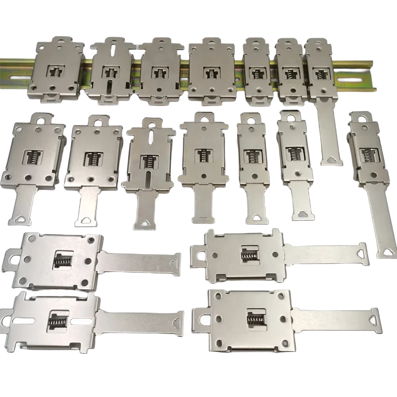 Aluminum Alloy Base Distribution Box Rail Buckle Rail Mounting Bracket ...