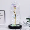 Plastic bottom + leaves White laser flower