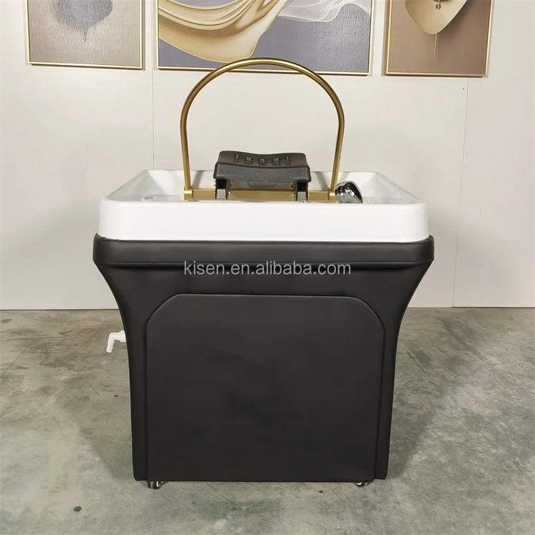 Portable Shampoo Plastic Bowl With Water Tank Hair Care And Styling