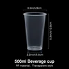 Gobelet transparent de 500 ml