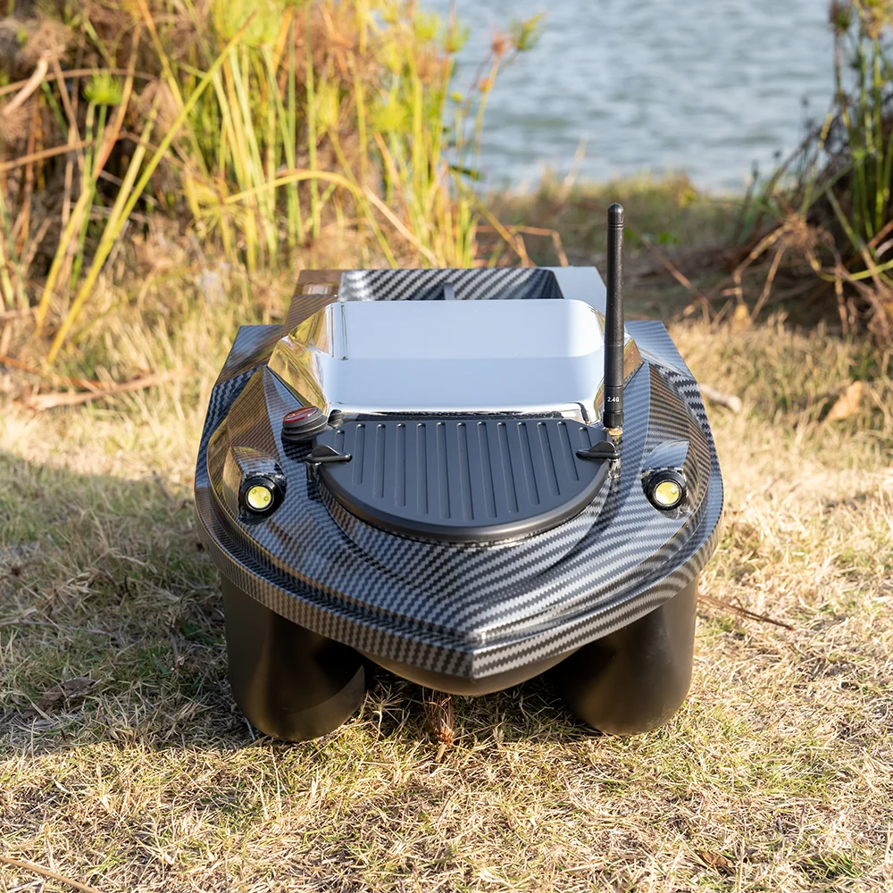 Bateau Amorceur RC V080 Avec GPS+BeiDou – 180 Points, 800m, Capacité 3kg, Retour Auto