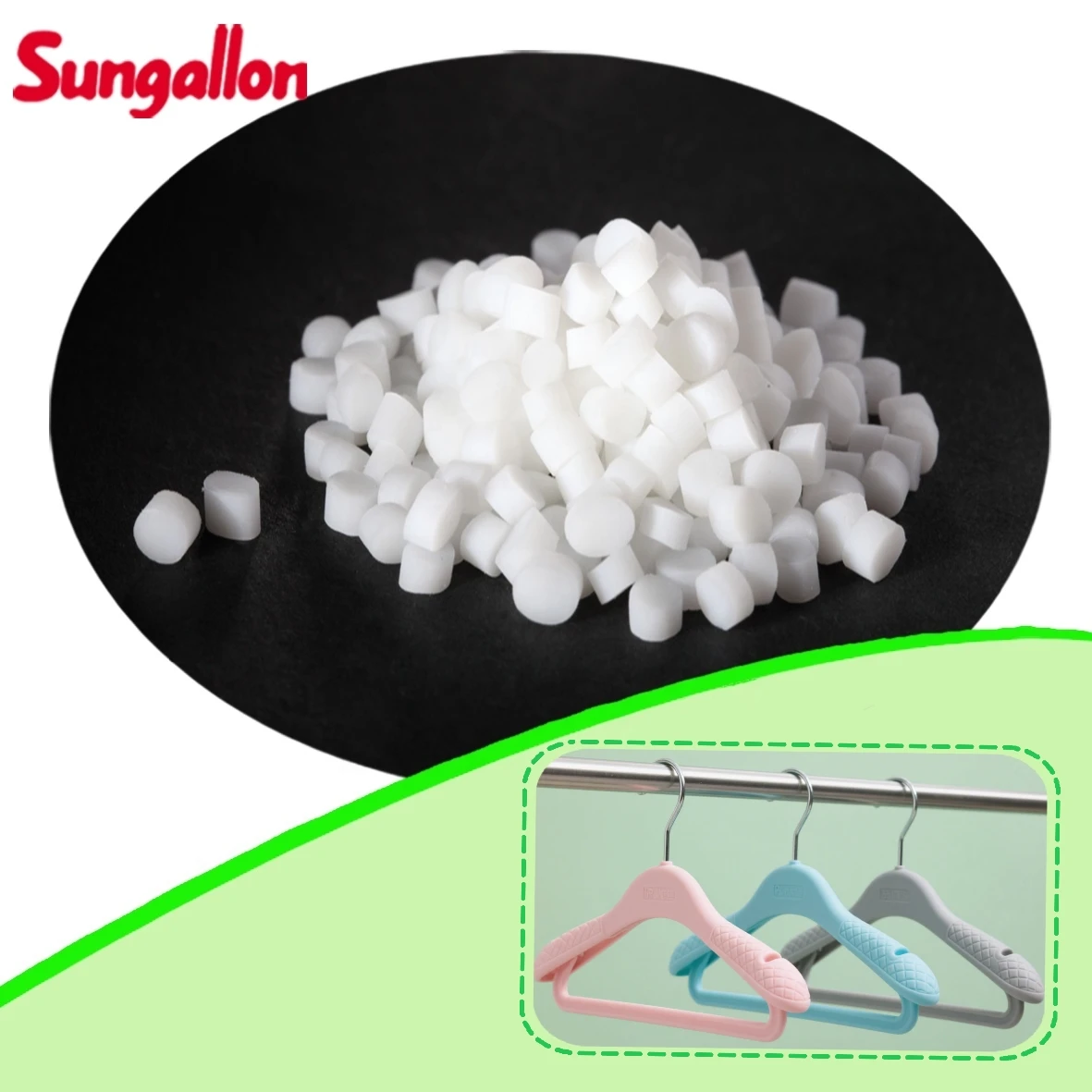 Reliable TPE TPR Thermoplastic Rubber Granules Scratch Resistant for Hanger Overmolding 0