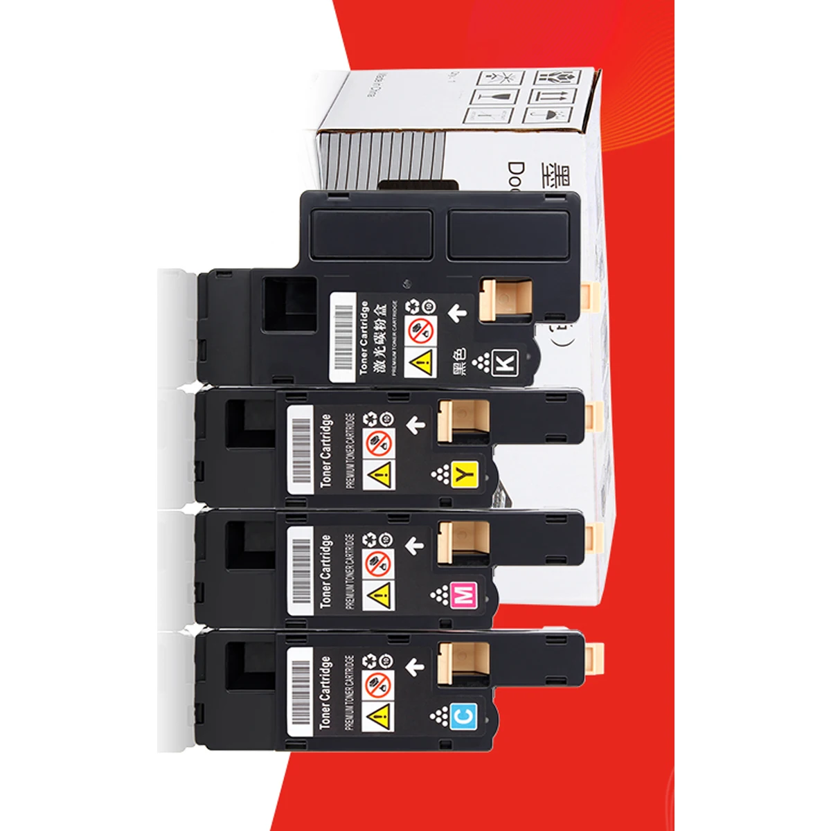 5 Toners Compatibles Avec Dell C1760nw, 1250c, C1765nfw, Série C1700, 1350cnw, 1355cnw - Noir 2.000 Pages Chacun, Couleur 1.400 Pages Chacun - Foto 5