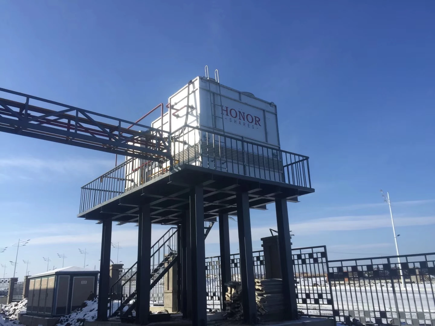 Industrial Evaporative Condenser Equipment for Cold Storage Refrigeration Systems and Freezer Applications