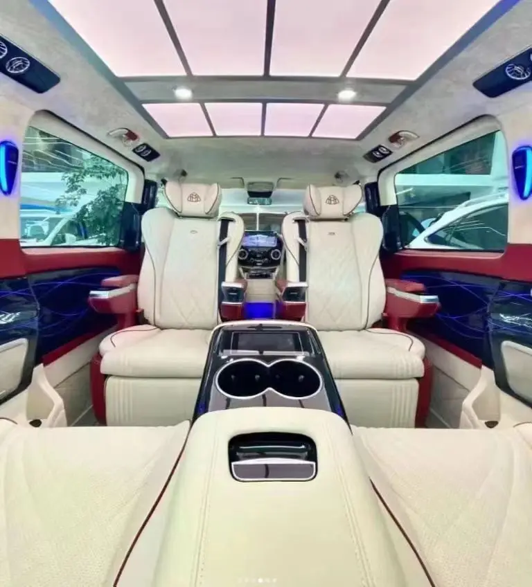 Auto Conversion Luxury Car Seats For Alphard Van Minibus W447 Recliner