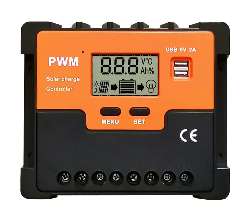 SOLAR CHARGE CONTROLLER PWM 12/24V 30A W88-C 2USB OUTPUT