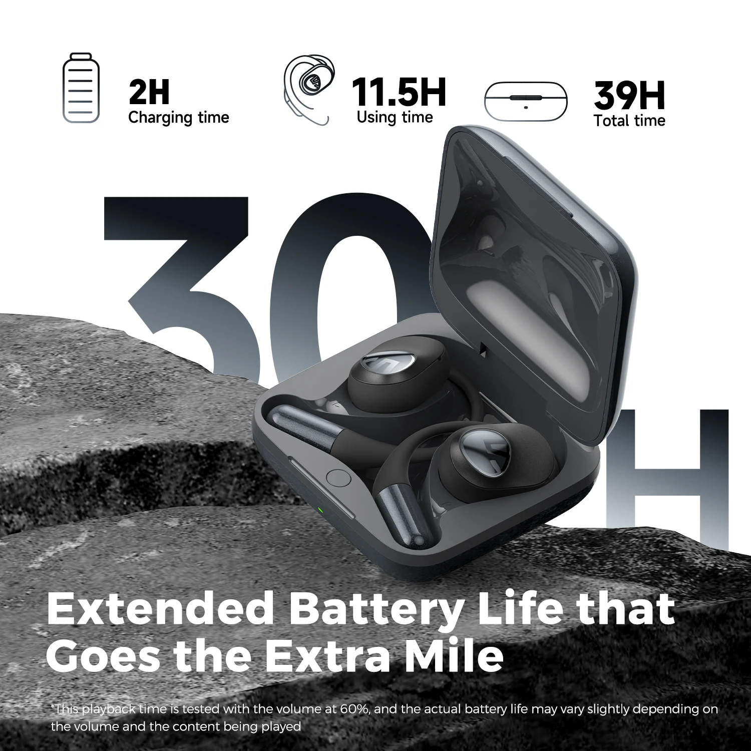 Gofree Soundpeats Brand SoundPEATS GOFREE Open Ear Bluetooth Earbuds