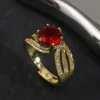 Diamant rouge doré
