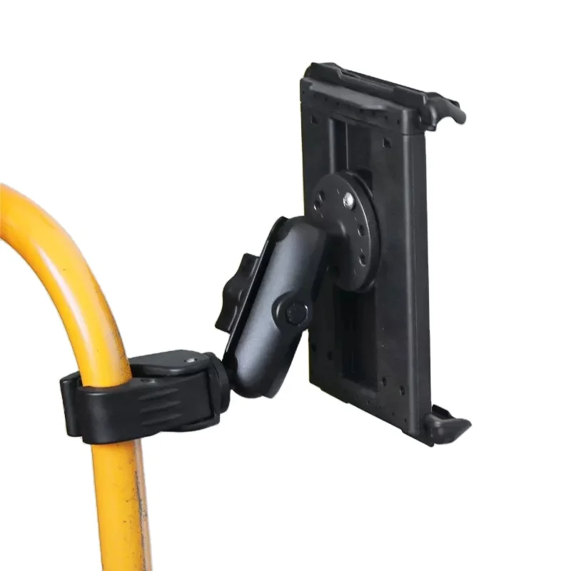 Inch Industrial Pc Tablet Pole Mount Adjustable Secure