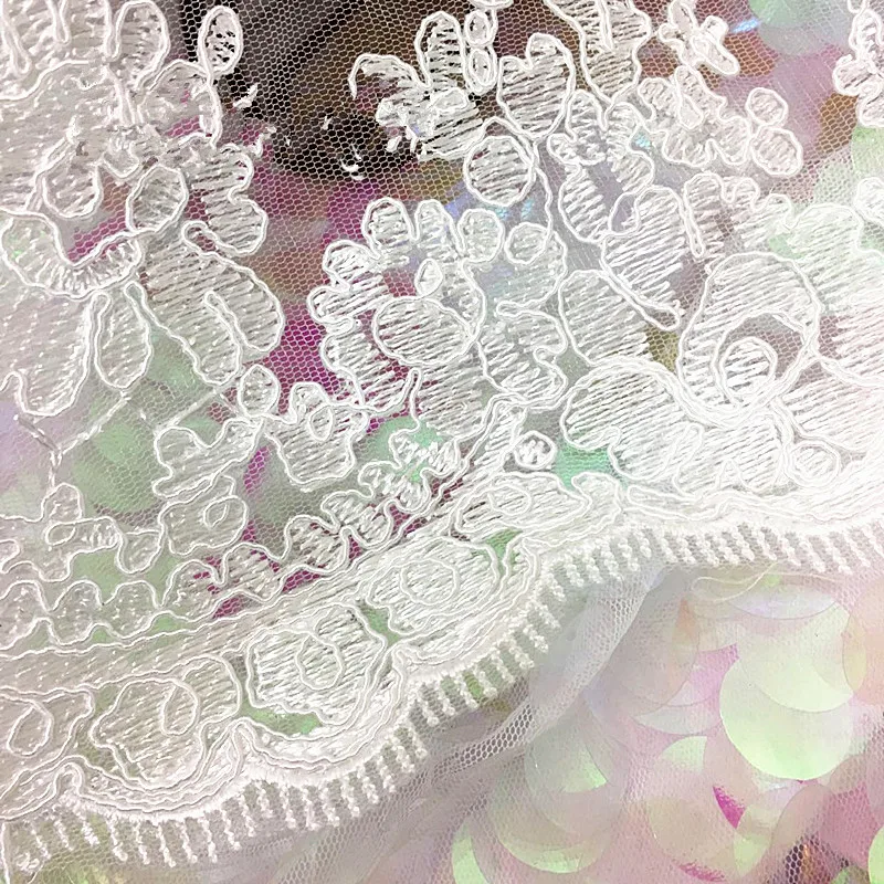 Африканская 2021 нигерийская французская тюль, белая кружевная свадебная ткань, 3d лента с вышивкой, кружевная сетчатая ткань