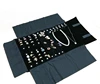 set in pelle pu+velluto nero