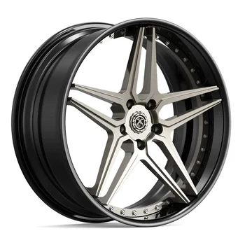 Customized 19 20 Inch for BMW M2 Forged Wheels Five Spoke Design New Condition 40mm ET 25mm Offset Performance 2 Piece Wheels