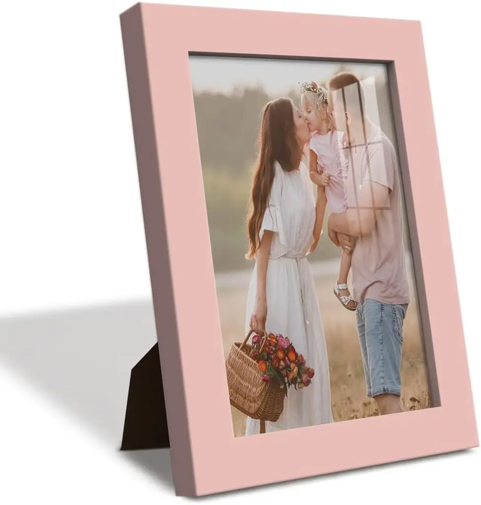 Factory Custom Picture Frames 8x10 Rustic Solid Wood Wall Or Tabletop Display Pictures Buy