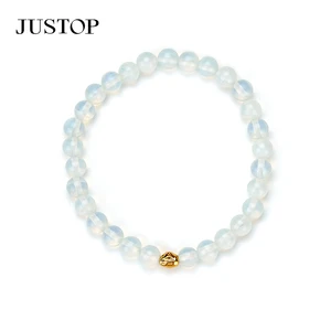 Luxury Trendy Turquoise Beaded Bracelet DIY Feng Shui Crystals Healing Real Unisex Anniversary Gift