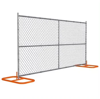 Custom low price outdoor removable standard building standing panel mobile temporary fence for sale