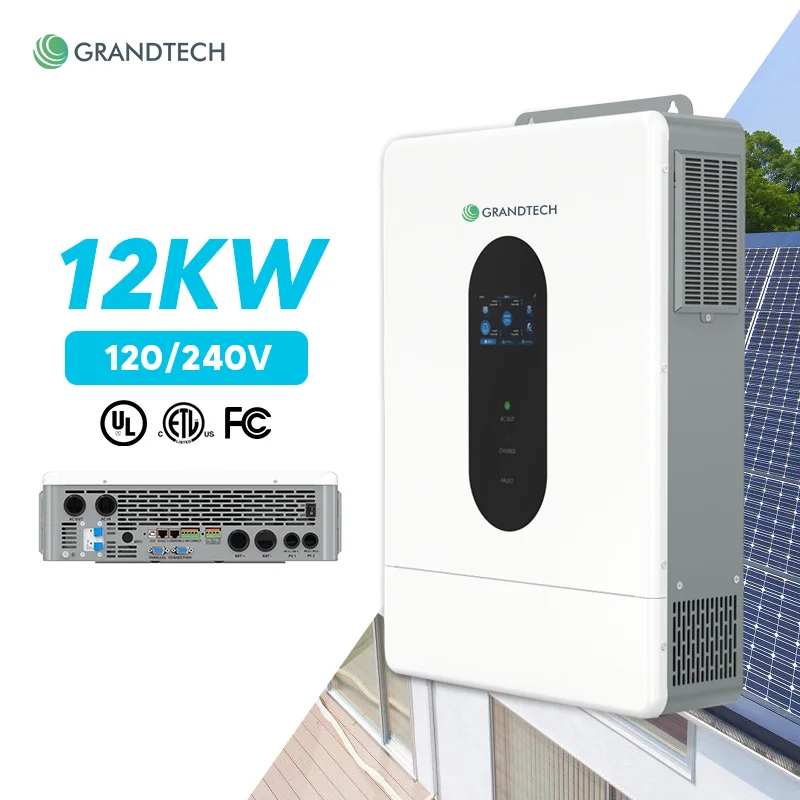 STOC SUA, inversor bifazic, 48 V, 120 V, 240 V, 5 kW, 3000 W, 6 kW, 10000 W, 12000 W, inversoare solare hibride off-grid cu undă sinusoidală pură și tehnologie MPPT