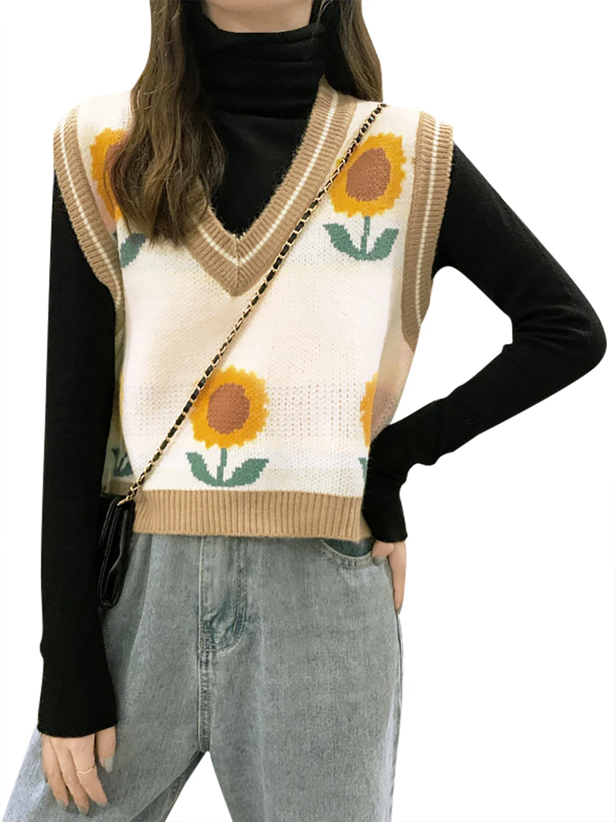 Hot-Sale-Sunflower-Sweater- 
