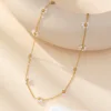 Gold pearl white