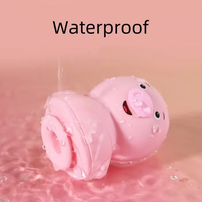 Vibrateur sexy et mignon en forme de cochon, stimulant la langue du clitoris et masseur de mamelons, orgasme rapide, sextoy érotique pour femmes et adultes._voghion.com