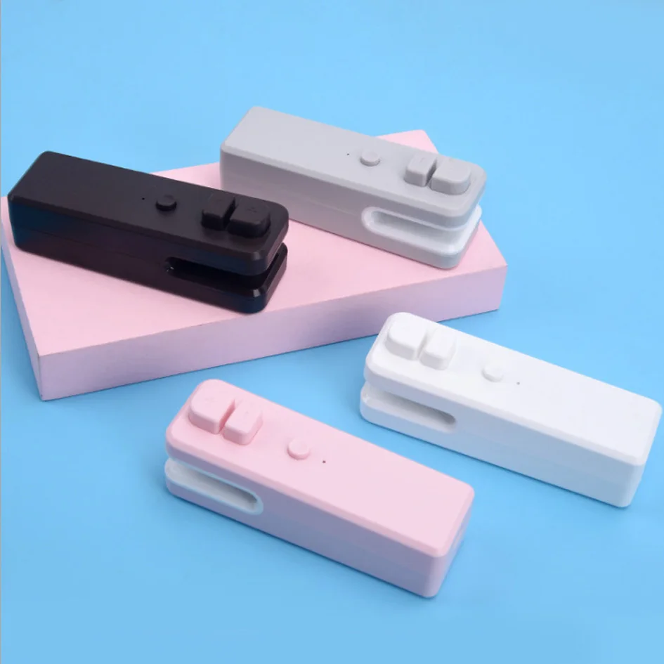 400mah Rechargeable Handheld Heat Sealer & Cutter Portable Food Seal