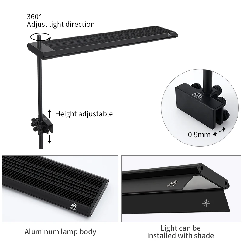 WEEKAQUA S450 Pro Nano Fish Tank LED - Full Spectrum Lighting