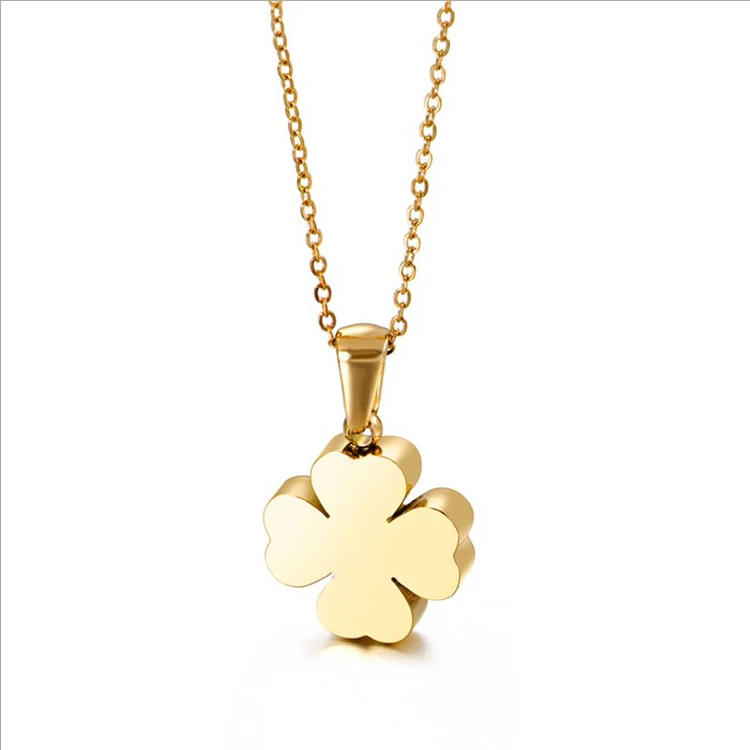 Dainty Gold Plated Stainless Steel Four 