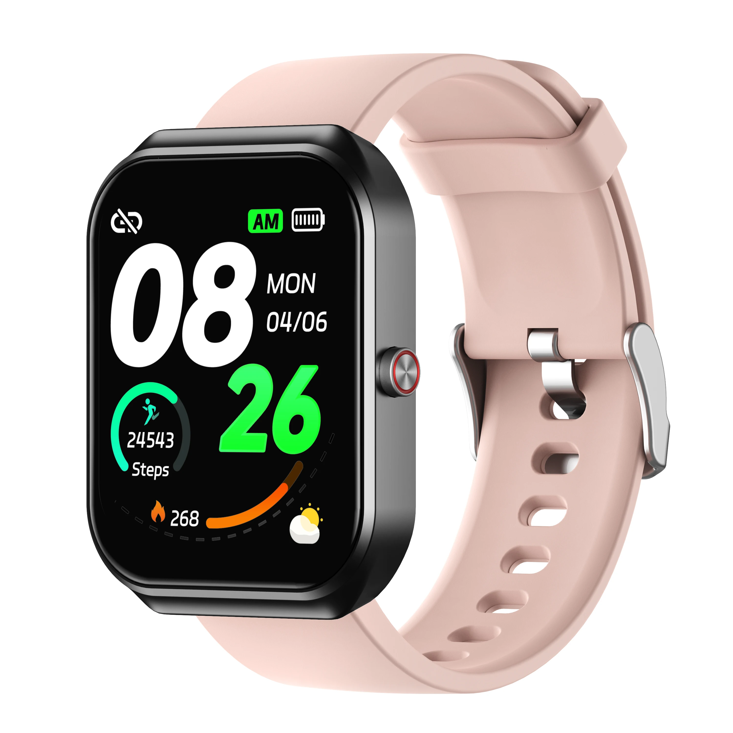 Smart Watch with BLE Call, 1.95 Inch HD Display Fitness Tracker, 100+ Sports Modes Smartwatch, Health Monitor Smart Bracelets