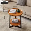 Natural wood color, 50*50*60 double layer