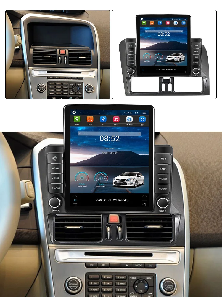 MEKEDE Android 11 8+128G Android Car Radio for Volvo XC60 360 Camera Car-play+auto Dvd Player Android Car Multimedia