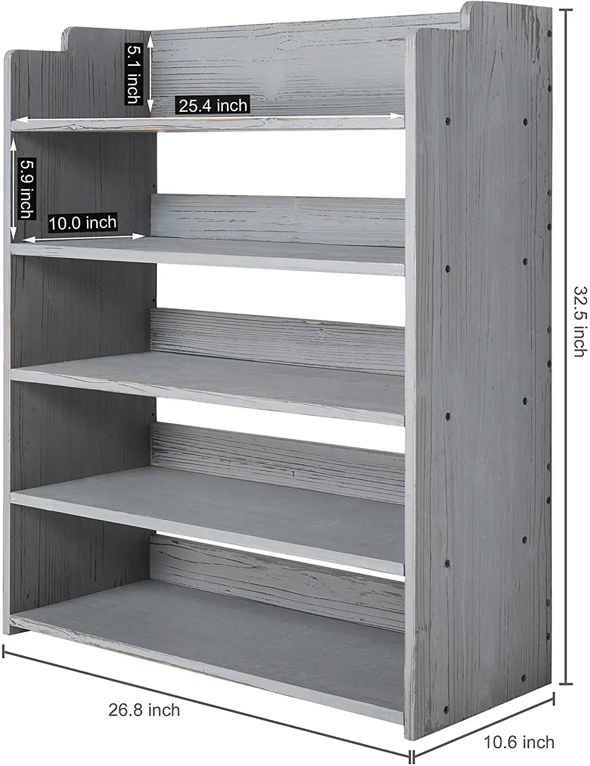 black shoe racks for entryway on 5 Tier Dark Gray Wood Entryway Shoe Storage Shelves Wholesale Buy Wooden Shoe Rack Shoe Rack Storage Shoe Rack Wholesale Product On Alibaba Com