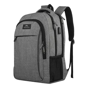 2022 Trendy Waterproof Polyester Laptop Backpack With USB Charging Port School College Bag For Boys Girls