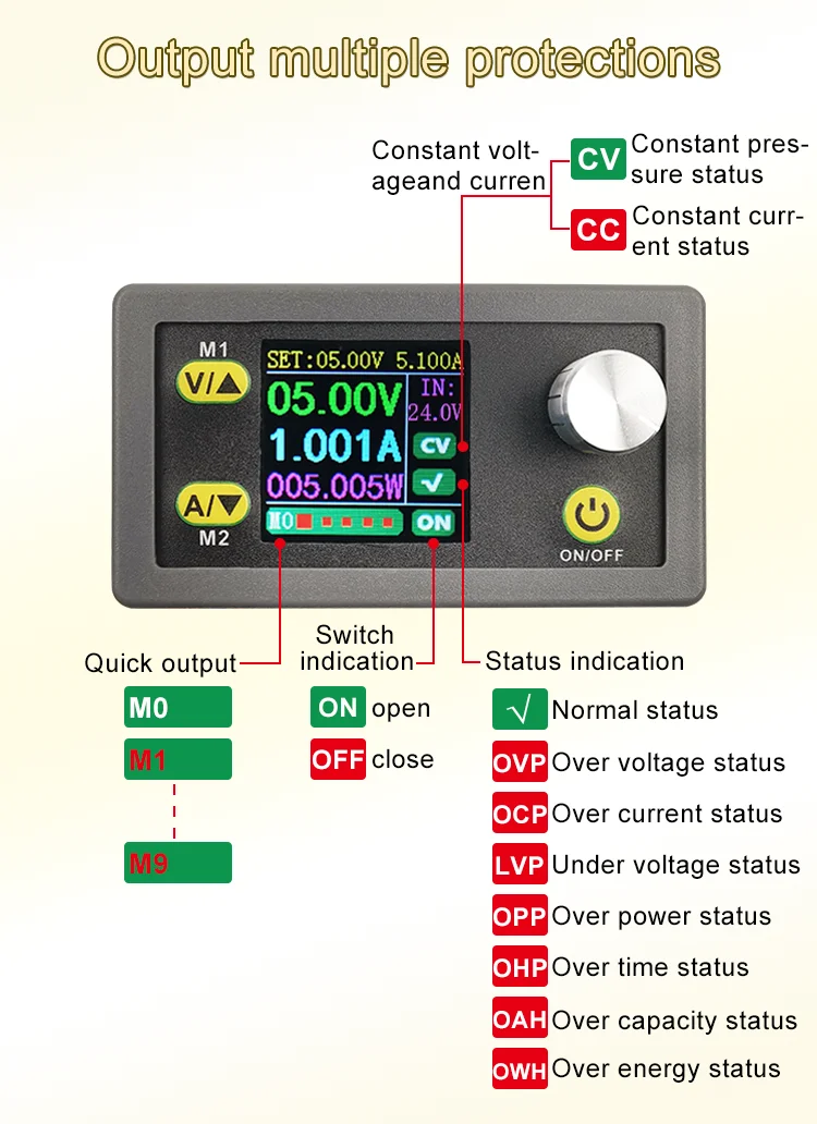 Details about   36V 5A Adjustable digital control DC regulated LCD display power supply 