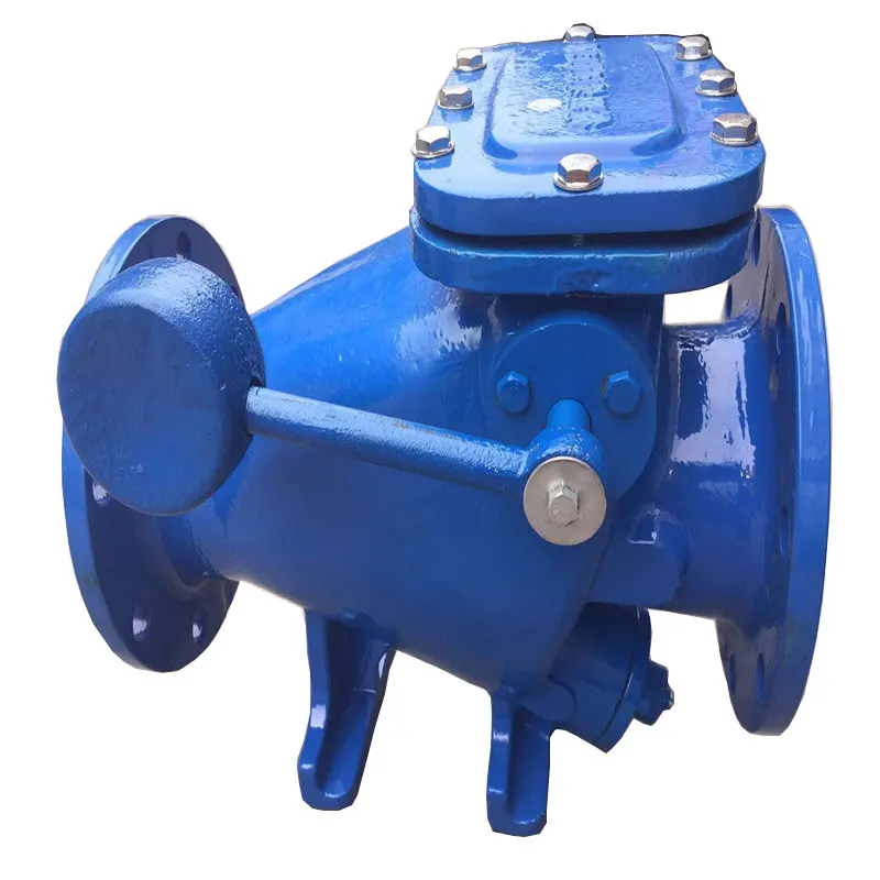 HH44X PN16 GGG50 QT450 Ductile Iron ball water check valve Rubber sheet check valve Hammer check val