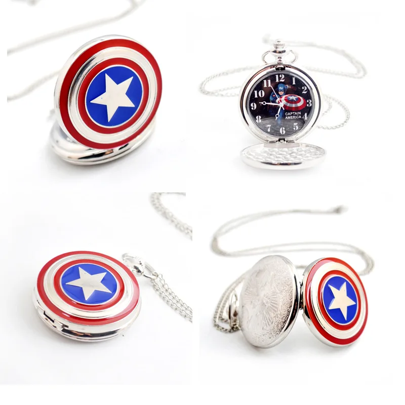 Retro Quartz Pocket Watch Various Styles Of Superhero Pocket Watches