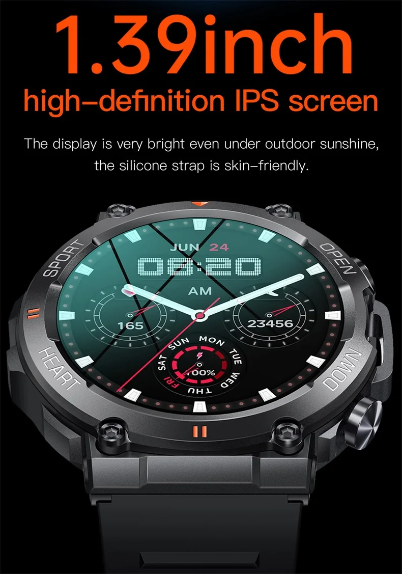 1.39 Inch K56pro Blood Pressure Smartwatch Phone Calling Smart Watches Music Player Men Smart Watch Phone for Boy (3).jpg