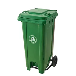 100L/120L/240L/360L/660L/1100L Grande pédale d'extérieur HDPE  personnalisable pour utilisation intensive Poubelle en  plastique/Wheelie/déchets/poubelle avec roulettes - Chine Poubelle et  poubelle prix