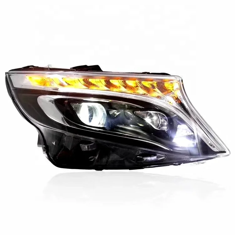 Emark Approved BiLED Projector Lens Headlight for 2014 W447 Vito