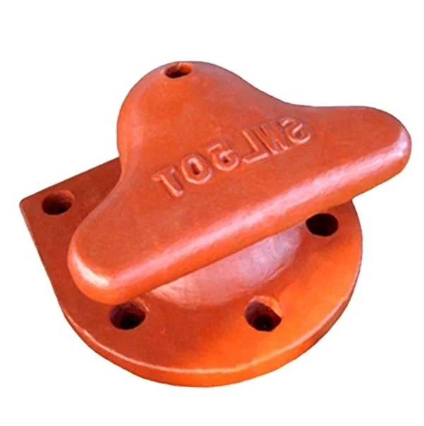 Marine Cast Steel Mooring Bollard-Custom Cutting Service 150 Tons Capacity ISO Standard 24 Months Warranty Epoxy Paint 10-15