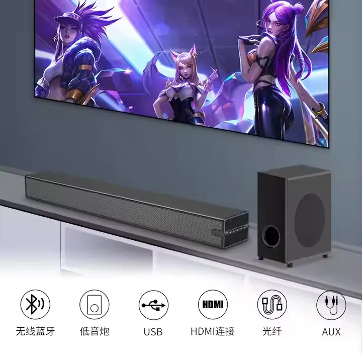 Subwoofer Samsung Soundbar Ms660 Wireless Sound Bar Theater