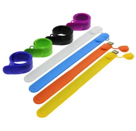 Hot Sale Custom Silicone Bracelet Wrist Band Wristband Usb Stick Drives Usb drive 8gb - ANKUX.COM